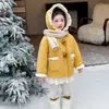 Chaqueta de Polar para Niñas Invierno 2025 Estilo Nuevo Suéter de Lana para Niños Estilo Coreano Top Cálido de Invierno para Bebé Tendencia