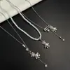 Colar de Pérolas de Alto Padrão Ursinho de Pelúcia Microcravejado com Zircônia Estilo Menina Doce, Corrente de Clavícula Estilo Ins Única e na Moda Atacado