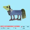 Pegatinas Bordadas de Dibujos Animados del Año del Caballo para Ropa, Pantalones, Bolsas, Sombreros, Pegatinas de Parche, Pegatinas de Tela Decorativas de Pony, Pegatinas de Tela Bordadas DIY