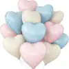 Globos de Papel de Aluminio en Forma de Corazón 12 Piezas Transfronterizos Globos para el Día de San Valentín Flotando en el Aire Globos de Helio Artículos de Decoración para Cumpleaños