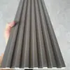 Tablero de rejilla de fibra de madera de bambú panel de pared de fondo eco-madera tablero de la Gran Muralla en relieve tablero de plástico PVC sólido panel decorativo de protección de pared