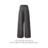 Pantalones anchos de estilo retro americano "old money" para hombre, modernos y versátiles, con un diseño elegante, corte recto, casual y de caída fluida, largos.