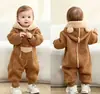Ropa de exterior para bebés y niñas de 0 a 2 años, nuevo mameluco para bebé, traje cálido de invierno y otoño para gatear, ropa moderna para niños pequeños