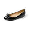 Zapatos de ballet estilo francés de piel de oveja, suaves y elegantes, para mujer, sin cordones, suela blanda, punta redonda, corte bajo y aumento interno de altura.