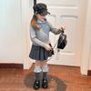 Suéter de Punto Cálido con Solapa Pequeña para Niños Aimobeibei, Suéter Elegante Versátil de Punto Trenzado para Niñas