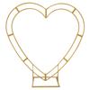 Nuevos accesorios para bodas comercio exterior estante en forma de corazón fondo floral estante de escenario para propuesta sala de exposiciones de ventana boda de flores