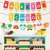 Banderines de Decoración para Fiesta de Temporada de Regreso a Clases Transfronteriza de Amazon 2026, Lápices, Manzanas, Banderas de Regreso a Clases, Guirnaldas Venta al por Mayor Personalización