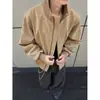 Chaqueta de cuero tie-dye de moda, chaqueta corta estilo béisbol para verano y otoño, chaqueta de vuelo estilo americano para hombre, genial y elegante