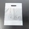 Bolsa con cierre de cremallera de PE personalizada, bolsa de embalaje transparente, bolsa transparente con cordón para ropa interior de bebé y niños, bolsa de embalaje para ropa interior