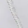 Fita Elástica de Seda de Peixe Colorida Elástica de 1,5cm Acessórios para Vestuário Fita Ondulada Renda Decorativa Material de Gola