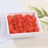 Contas Redondas de Cristal de Vidro Imitando Jade Feitas à Mão para Pulseira DIY Colar Grampo de Cabelo Material de Jade Contas Soltas Acessórios para Miçangas Atacado