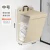 Cesto de roupa suja para pendurar transfronteiriço, cesto de roupa de tecido dobrável para uso doméstico, cesto de armazenamento de roupa suja para banheiro e dormitório