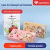 Caixa de cor personalizada caixa de embalagem de papelão branco caos vaporizado pães caixa de alimentos personalizado pequeno lote caixa dobrável personalizado personalizado