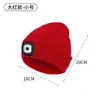 Popular Gorro de Punto con Iluminación Cálida LED de Amazon, Gorro para Caminar de Noche, Gorro de Pesca, Gorro de Punto Luminoso LED para Uso al Aire Libre