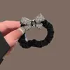Elástico de cabelo tipo laço estilo coreano para mulheres, alta elasticidade e durável, elástico para prender o cabelo na parte de trás da cabeça, acessório de cabelo