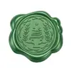 Adesivo de carimbo de cera de vedação verde pinho Série de Natal adesivo de selo para decoração de envelope convite garrafa de vinho presente