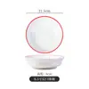 Cuenco Cerámico Estilo Hunan para Saltear, Plato Auspicioso y Deseoso para Saltear, Utensilios de Cocina, Cuenco Bajo Estilo Jiangxi, Uso Comercial