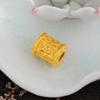 Imitación de oro de arena de Vietnam, maniquí de oro duro 3D, barril de seis caracteres, accesorios de cuentas, accesorios hechos a mano para pulseras DIY, para hombres y mujeres, cuentas sueltas, venta al por mayor