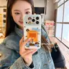 Yuri Park ins estilo coreano lindo estrella café dachshund 17 adecuado para 17pro Apple 18ProMax