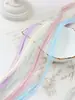 Al por mayor Hilo Nieve Brillante Encaje Auricularia Plisado Elástico Gasa Volantes Dobles Accesorios de Encaje para Muñecas BJD Encaje