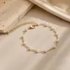 Moda Europeia e Americana Transfronteiriço Simples Pulseira de Pérolas Tendência Leve Luxo Estilo Coreano Nicho Venda Quente Acessórios de Pulseira Joias para Comércio Exterior Atacado