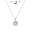 Moissanite pingente das mulheres 925 prata esterlina elegante outono einverno novo design de moda decorativa combinando colar atacado