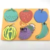 Juguetes de baño para niños pequeños con forma de fruta de EVA Estampado de EVA Animales marinos pequeños de EVA Dibujos animados de EVA Juguetes flotantes para el agua