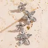 Pendientes de Acero Inoxidable y Acero de Titanio Malt, Tachuelas de Flor, Frescos y Elegantes, Diseño de Oro de 18K que No se Desvanece, Accesorios de Moda para Orejas