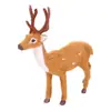 Decoraciones navideñas, ciervos navideños, adornos para árbol de Navidad, mini renos lindos, adornos de alce artificiales para escaparates de centros comerciales