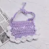 Ropa de Bebé Estilo Nuevo Ropa de Delantal Tejida de Lana para Muñeca de 17 cm Accesorios de Vestir para Muñeca de Peluche