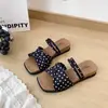 Sandalias de lunares con plataforma gruesa, Faldas, Cuñas de playa, Zapatillas de nuevo estilo para mujer, Perfectas para vacaciones de verano, Impresionantes 2026