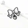 Llavero de Moño Pintado de Colores Broche de Resorte Clip para Perro Accesorios DIY Colgante Cadena para Teléfono Clip para Bolsa Regalo de Graduación