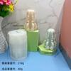 Flor em relevo aromaterapia vela molde de silicone DIY Dunhuang vela cilíndrica gesso incenso de pedra molde de decoração de mesa