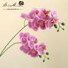 Flor falsa 3D filme de impressão garfo duplo 12 flor sentir Phalaenopsis flor artificial fabricantes de plantas artificiais planta verde flor falsa