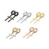 Pendientes de clip de acero de titanio esmerilado con forma de cruz de moda japonesa y coreana. Conjunto especial transfronterizo de pendientes para hombre de Amazon.