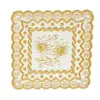 Mantel individual redondo impermeable a prueba de aceite de PVC, mantel de mesa, impermeable, antideslizante, maceta de plástico hueca con diseño de flor, tapete de cerámica, mantel sin lavado