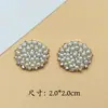 Gran colección de tocados hechos a mano, accesorios para el cabello, pinzas para el cabello, material para manualidades, hebilla de flor de perla de pedrería, accesorios de joyería de aleación