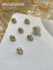Taladro de pila de cristal para decoración de uñas de color rojo neto, producto terminado, 33 bolas de taladro de cristal de alta calidad con corte múltiple, taladro decorativo de aleación con destellos de corte huanzi