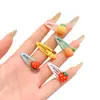 Presilhas de cabelo mini fofas e doces para crianças, presilhas BB para franja de meninas, grampos para arrumar o cabelo da franja lateral de bebês