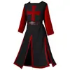 Comercio Exterior Europeo y Americano Halloween Nuevo Templario Top Largo Medieval Ropa Gótica para Actuación Escénica