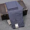 Pantalones casuales de lino de alta gama para hombre, verano, finos, rectos, elásticos, lavados, nuevos 2023, de algodón y lino, pantalones largos de negocios