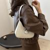 Bolso Cruzado de Hombro Único y Sencillo Estilo Coreano Moda Color Sólido Casual Gran Capacidad Nuevo 2026 para Mujer