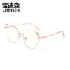 Radisson Export - Nuevas gafas planas para mujer con miopía y antiluz azul, montura de gafas con borde cruzado, montura de gafas de ojo de gato 9746