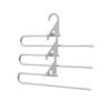 Perchero para pantalones de acero inoxidable Percha para ropa Clip para pantalones multifuncional Plástico Telescópico Perchero Plegable Multicapa Barra de metal Perchero para pantalones