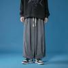 Pantalones rectos de pierna ancha de otoño talla grande para pareja pantalones harlan de pana holgados modernos estilo Hong Kong casuales para hombre