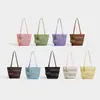 Bolso Grande Tejido de Paja para Mujer 2026 Nuevo Estilo Bolso de Hombro Versátil Bolso de Mano de Moda Cesta Tote Bolso Tejido