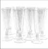 4. Vaso de champán desechable de 7 oz 150 ml, copa de plástico, vaso de degustación, copa de champán, copa de cóctel, 1 pieza