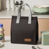 Bolsa de Almoço Minimalista Zhenwei de Mão Cationic Bolsa Bento Bolsa Isolada Bolsa para Lancheira Vertical Pacote de Gelo Grande Capacidade Bolsa para Lancheira