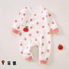 Mameluco de Algodón Puro para Recién Nacidos con Velcro para Niños y Niñas, Ropa Estilo Mariposa para Primavera y Otoño, Pelele de Clase A Sin Costuras para Bebés