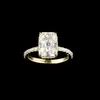 Conjunto de tres piezas más vendido en Europa y América, anillos de moissanita en capas de moda de lujo ligero estilo ins, anillos de boda de alta gama de plata de ley s925